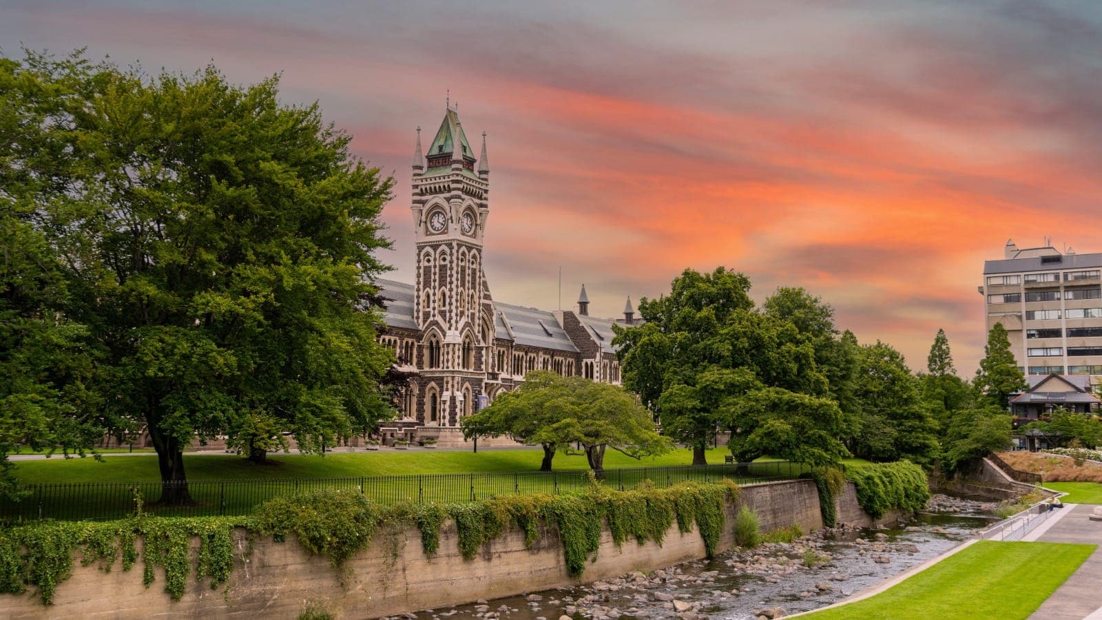 Dunedin cityscape, Otago, New Zealand