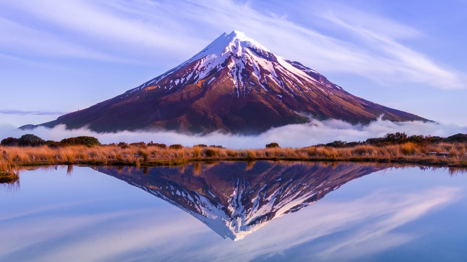 New Plymouth cityscape, Taranaki, New Zealand