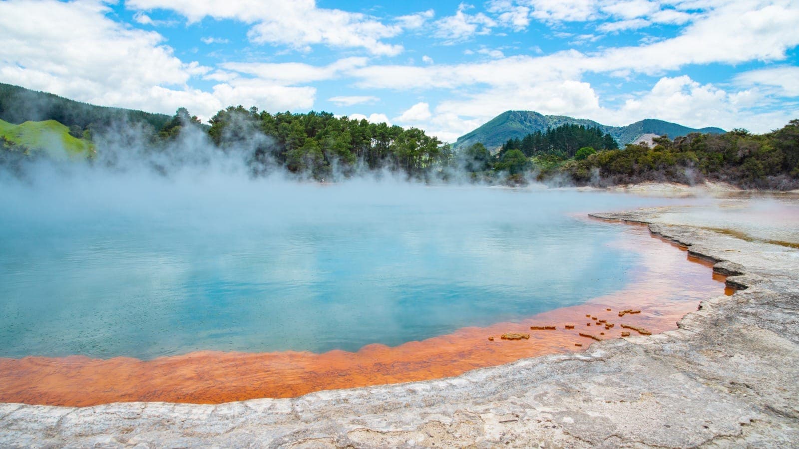 Rotorua cityscape, Bay of Plenty, New Zealand