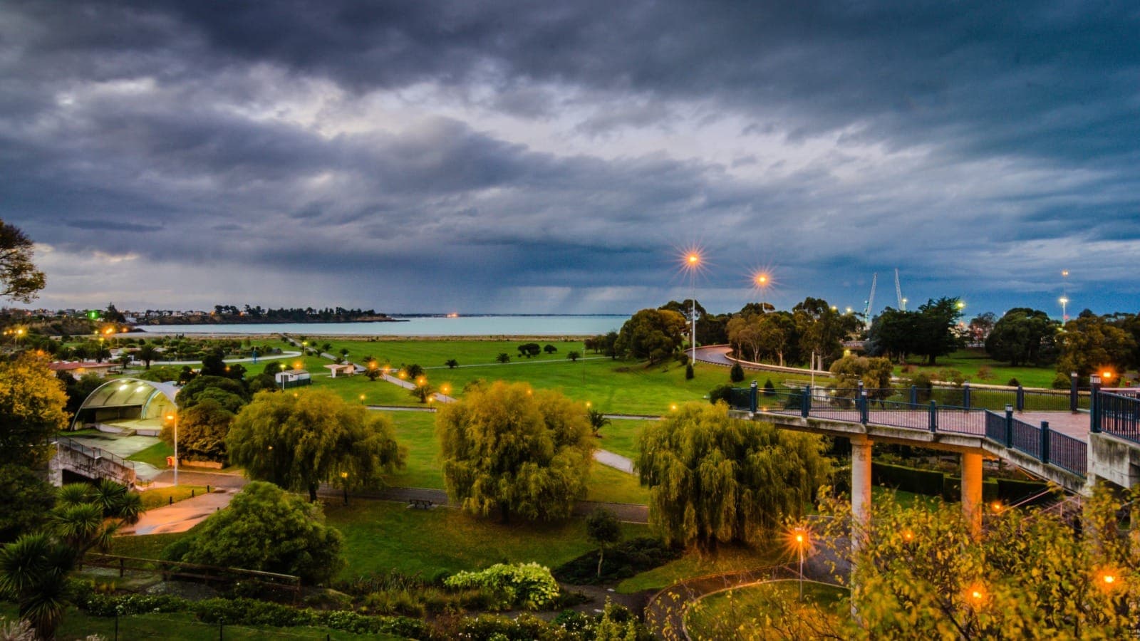 Timaru cityscape, Canterbury, New Zealand