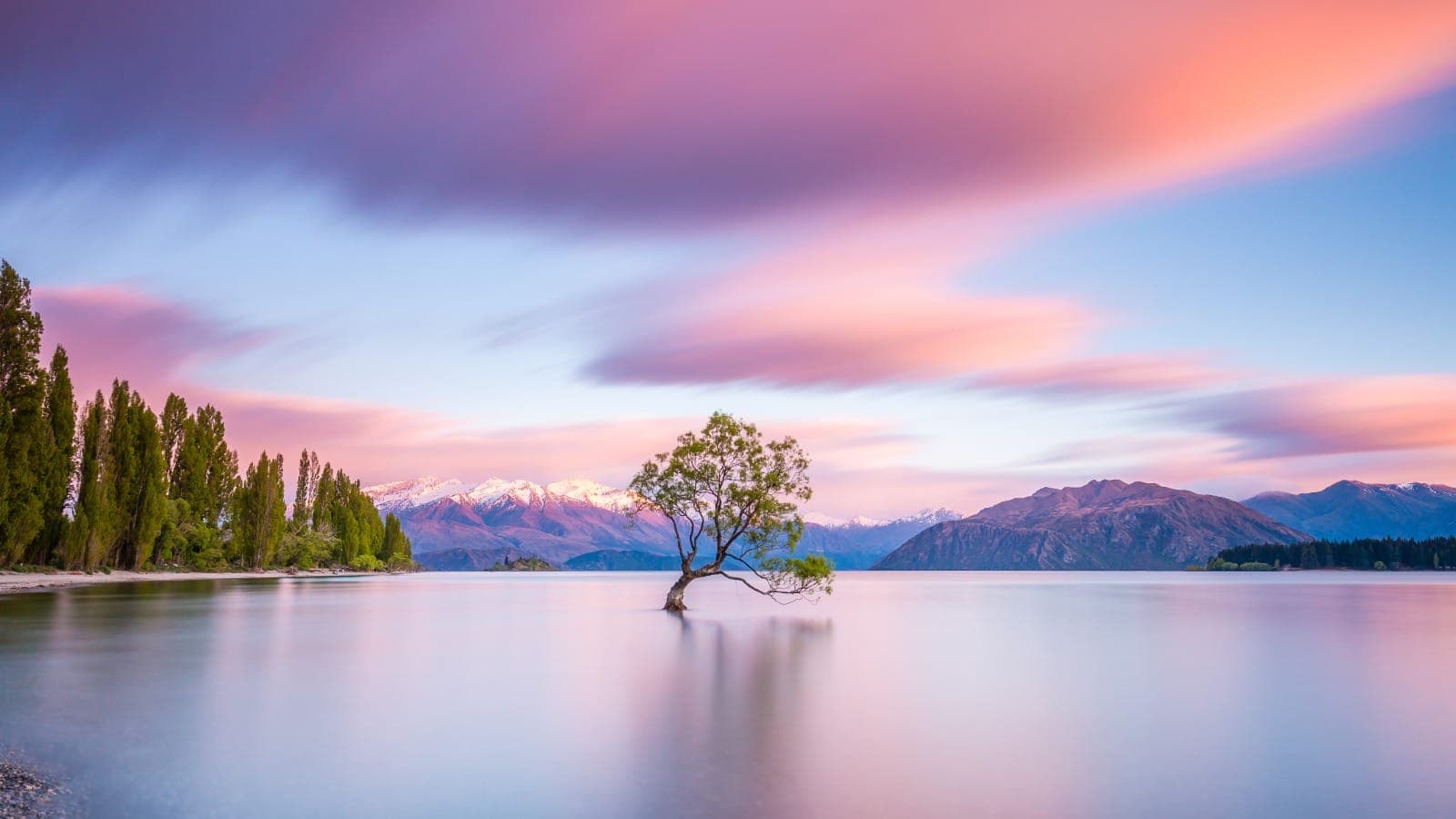 Wanaka cityscape, Otago, New Zealand